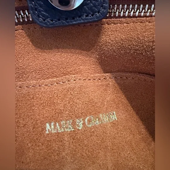 Mark and Graham Brown Suede Leather Boho Bag NWOT - Picture 3 of 7